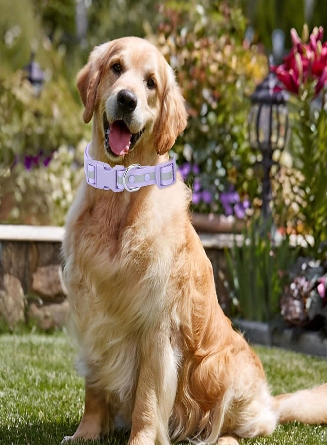 KOLODOGO Waterproof Dog Collar - Reflective Adjustable Collar Durable Collars for Small Medium Large Dogs Easy Clean PVC Material - Multiple Colors Sizes (S, M, L) - Image 5